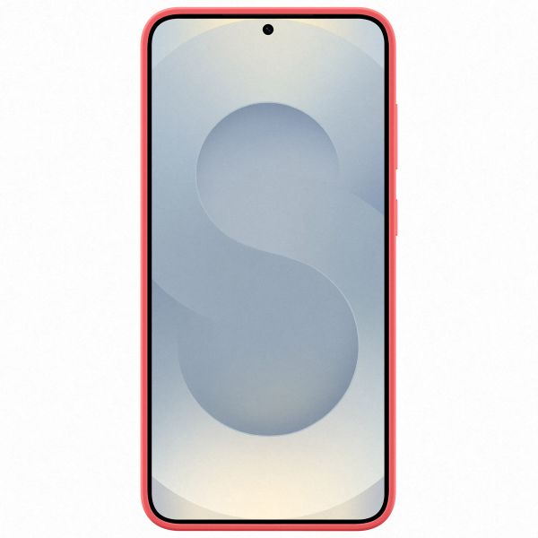 Samsung Original Silikon Cover Samsung Galaxy S25 Plus - Peach