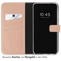 Selencia Echtleder Klapphülle Samsung Galaxy A57 (5G) - Hellrosa