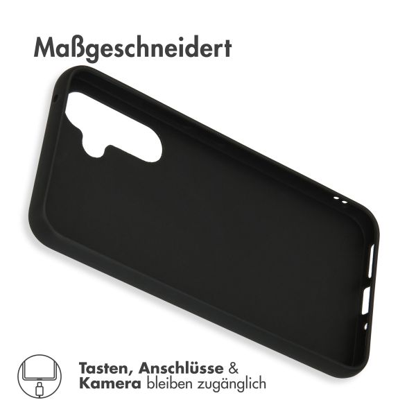 Accezz Color TPU Hülle Samsung Galaxy A54 (5G) - Schwarz