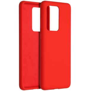 Accezz Liquid Silikoncase Samsung Galaxy S20 Ultra - Rot