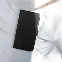 Selencia Echtleder Klapphülle Samsung Galaxy S21 Plus - Schwarz