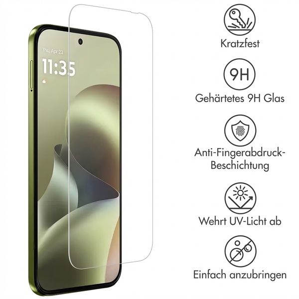 Accezz Screen Protector aus gehärtetem Glas Motorola Moto G77