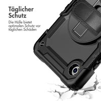 Accezz Robustes Back Cover mit Schultergurt Samsung Galaxy Tab A11 Plus - Schwarz