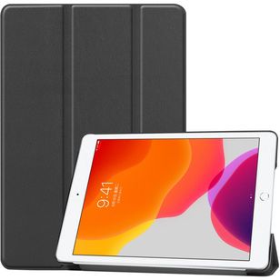 Accezz Trifold Klapphülle Apple iPad 9 (2021) 10.2 Zoll / iPad 8 (2020) 10.2 Zoll / iPad 7 (2019) 10.2 Zoll - Schwarz