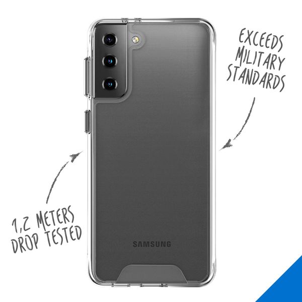 Accezz Xtreme TPU Cover Samsung Galaxy S21 Plus - Transparent