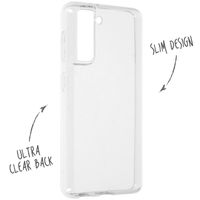 Accezz Clear TPU Backcover Samsung Galaxy S21 FE - Transparent