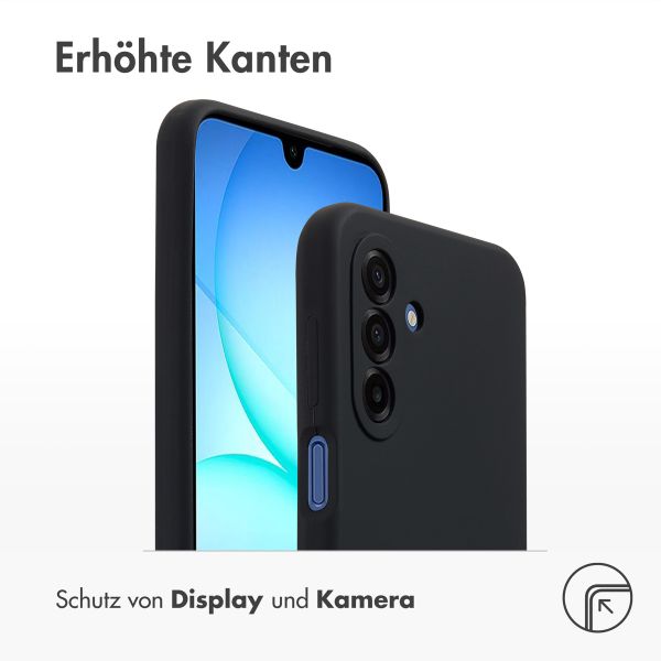 Accezz Liquid Silikoncase Samsung Galaxy A18 / A17 - Schwarz