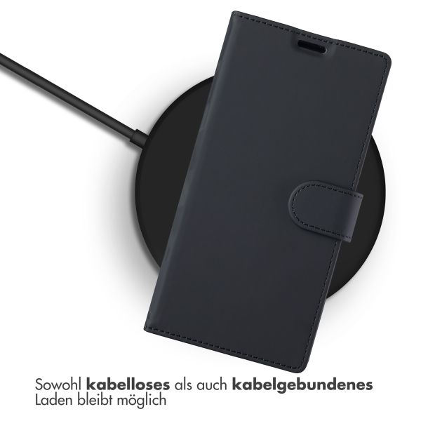 Accezz Wallet TPU Klapphülle Samsung Galaxy S25 Ultra - Schwarz