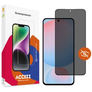Accezz Privacy Displayschutz aus gehärtetem Glas Samsung Galaxy S26 FE / S25 FE / A57