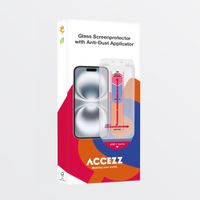 Accezz Gehärtetes Glas Displayschutz mit Applikator - 2-Pack Apple iPhone 17 Pro Max