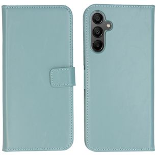 Selencia Echtleder Klapphülle Samsung Galaxy A15 (5G/4G) - Air Blue