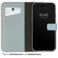 Selencia Echtleder Klapphülle Apple iPhone 14 Pro Max - Air Blue
