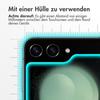 Accezz Screen Protector aus gehärtetem Glas Samsung Galaxy Z Flip 5 / 6 / 7 FE