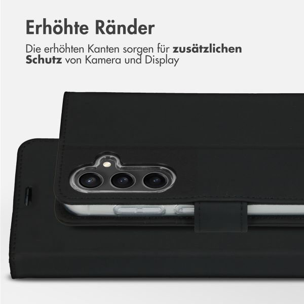 Accezz Wallet TPU Klapphülle Samsung Galaxy S23 FE - Schwarz