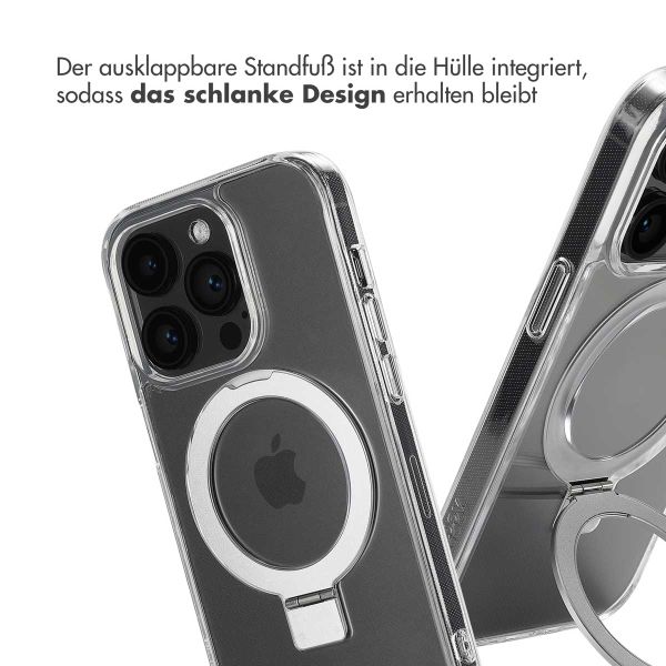 Accezz Ring Stand Backcover mit MagSafe Apple iPhone 14 Pro - Transparent