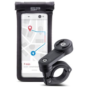 SP Connect Moto Bundle LT Mount und Universal Case SPC+ Fahrrad-/Scooter-/Motorrad-Handyhalterung - Spritzwassergeschützt - Universal - Schwarz