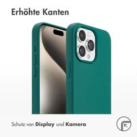 Accezz Liquid Silikoncase mit MagSafe Apple iPhone 15 Pro Max - Forest Green