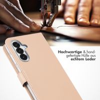 Selencia Echtleder Klapphülle Samsung Galaxy A36 / A56 - Rosa