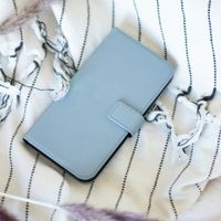Selencia Echtleder Klapphülle Apple iPhone Xr - Air Blue