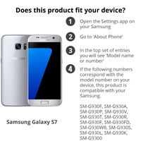 Gestalte deine eigene Clear Case Samsung Galaxy S7 - Transparent