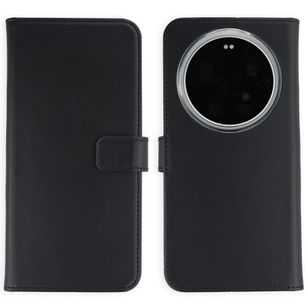 Selencia Echtleder Klapphülle Xiaomi 17 Ultra - Schwarz