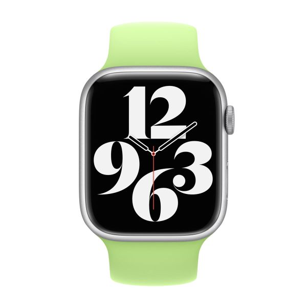 Apple Silikon Solo Loop für  Apple Watch | 38/40/41/42 mm - Größe 2 - Sprout Green