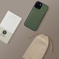 Selencia Riva Back Cover mit Kartenfach Apple iPhone 14 / 13 - Sage Green