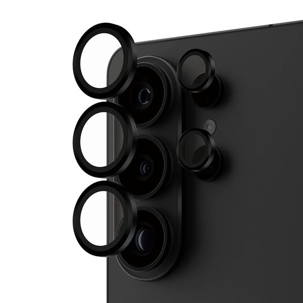 PanzerGlass Hoops Optic Rings Kameraschutz Samsung Galaxy S26 Ultra - Schwarz