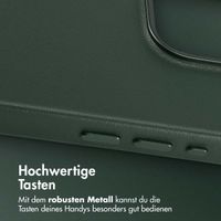 Accezz MagSafe Leather Backcover Apple iPhone 15 Pro - Cedar Green