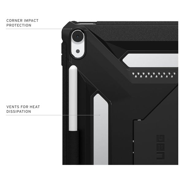 UAG Scout Plus Backcover mit Ständer Apple iPad Air 11 Zoll (2026) M4 / (2025) M3 / (2024) M2 - Black