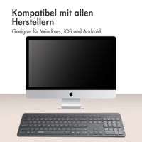 Accezz Premium Desktop QWERTY Bluetooth-Tastatur - Grau