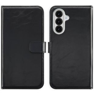 Selencia Echtleder Klapphülle Samsung Galaxy A36 / A56 - Schwarz