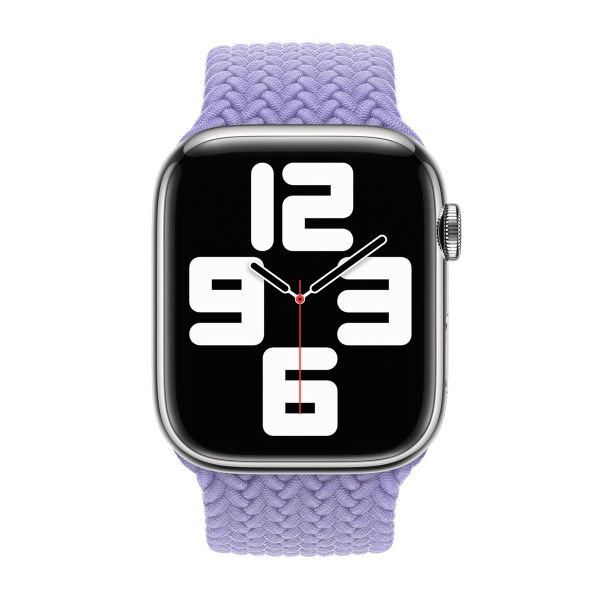 Apple Geflochtenes Solo Loop für  Apple Watch | 38/40/41/42 mm - Größe 4 - Lavender