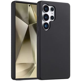 Accezz Liquid Silikoncase Samsung Galaxy S25 Ultra - Schwarz