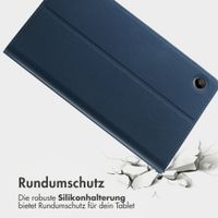 Accezz Classic Klapphülle Samsung Galaxy Tab A9 8.7 Zoll - Dunkelblau