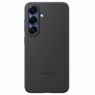 Samsung Original Silikon Cover Samsung Galaxy S25 - Schwarz