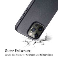 Accezz MagSafe Leather Backcover Apple iPhone 15 Pro Max - Onyx Black