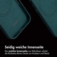 Accezz Vintage Leather Magsafe Backcover Apple iPhone 16 - Smokey Green