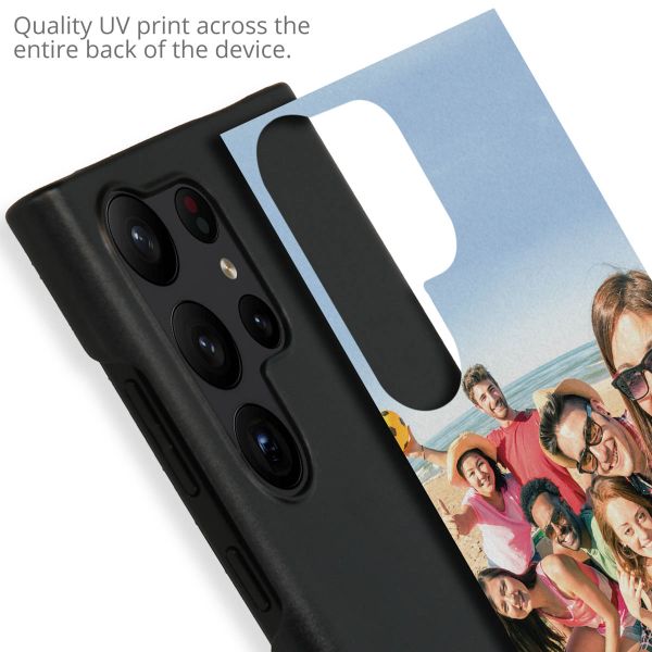 Gestalte deine eigene Hardcase Hülle Samsung Galaxy S23 Ultra - Schwarz