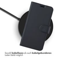 Accezz Wallet TPU Klapphülle Samsung Galaxy S25 - Schwarz