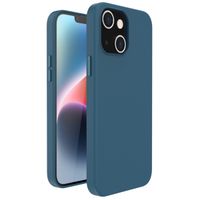 Accezz Leather Backcover mit MagSafe Apple iPhone 14 Plus - Dunkelblau