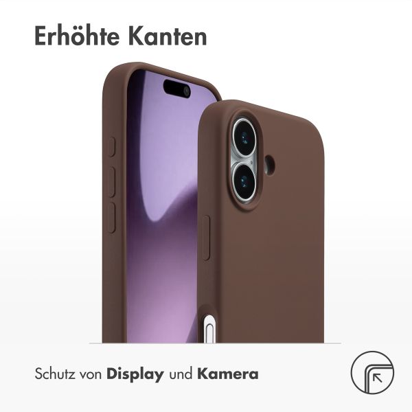 Accezz Liquid Silikoncase mit MagSafe Apple iPhone 17 - New Tea Brown