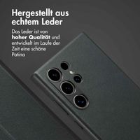 Accezz 2-in-1 Klapphülle aus Leder mit MagSafe Samsung Galaxy S24 Ultra - Onyx Black