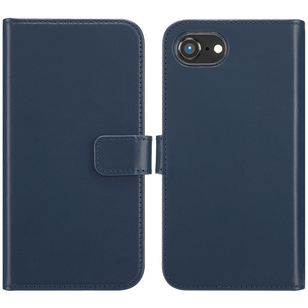 Selencia Echtleder Klapphülle Apple iPhone 17e / 16e - Blau