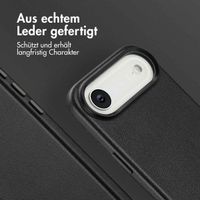 Accezz MagSafe Leather Backcover Apple iPhone Air - Onyx Black