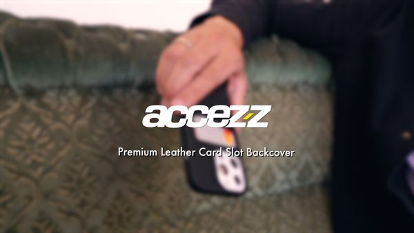 Accezz Premium Leather Card Slot Back Cover Apple iPhone 14 Pro Max - Braun