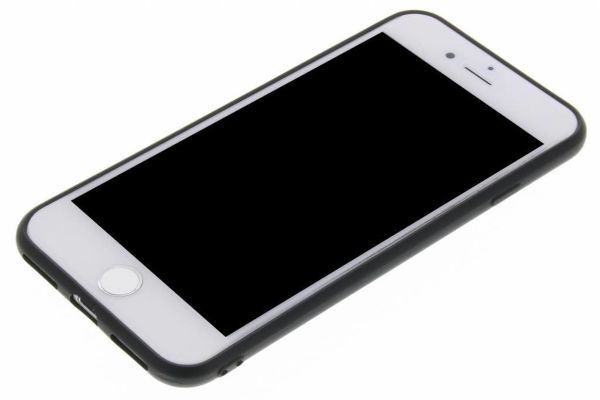 Accezz Color TPU Hülle Apple iPhone SE (2022 / 2020) / 8 / 7 - Schwarz