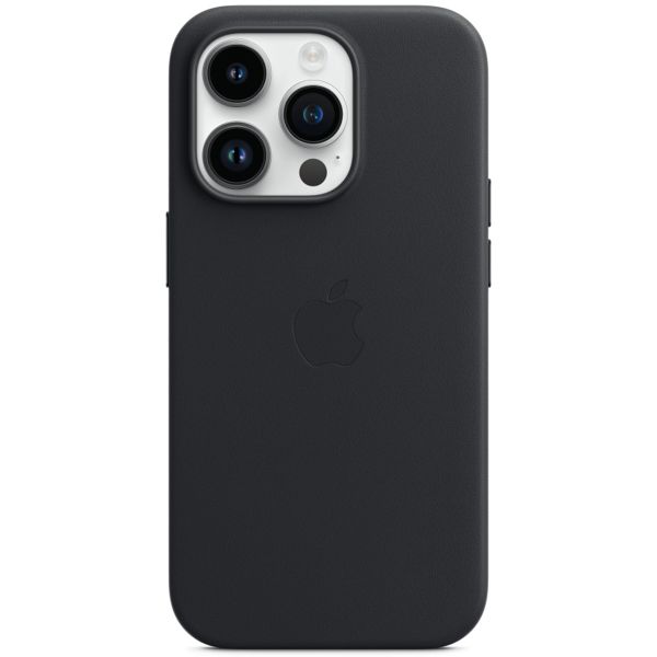 Apple Leder-Case MagSafe Apple iPhone 14 Pro - Midnight