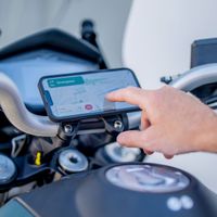 SP Connect Moto Mount LT Fahrrad-/Scooter-/Motorrad-Handyhalterung für SPC+ Hüllen - Schwarz