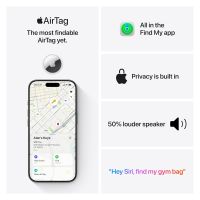 Apple AirTag (2nd generation) 4er-Pack - Weiß